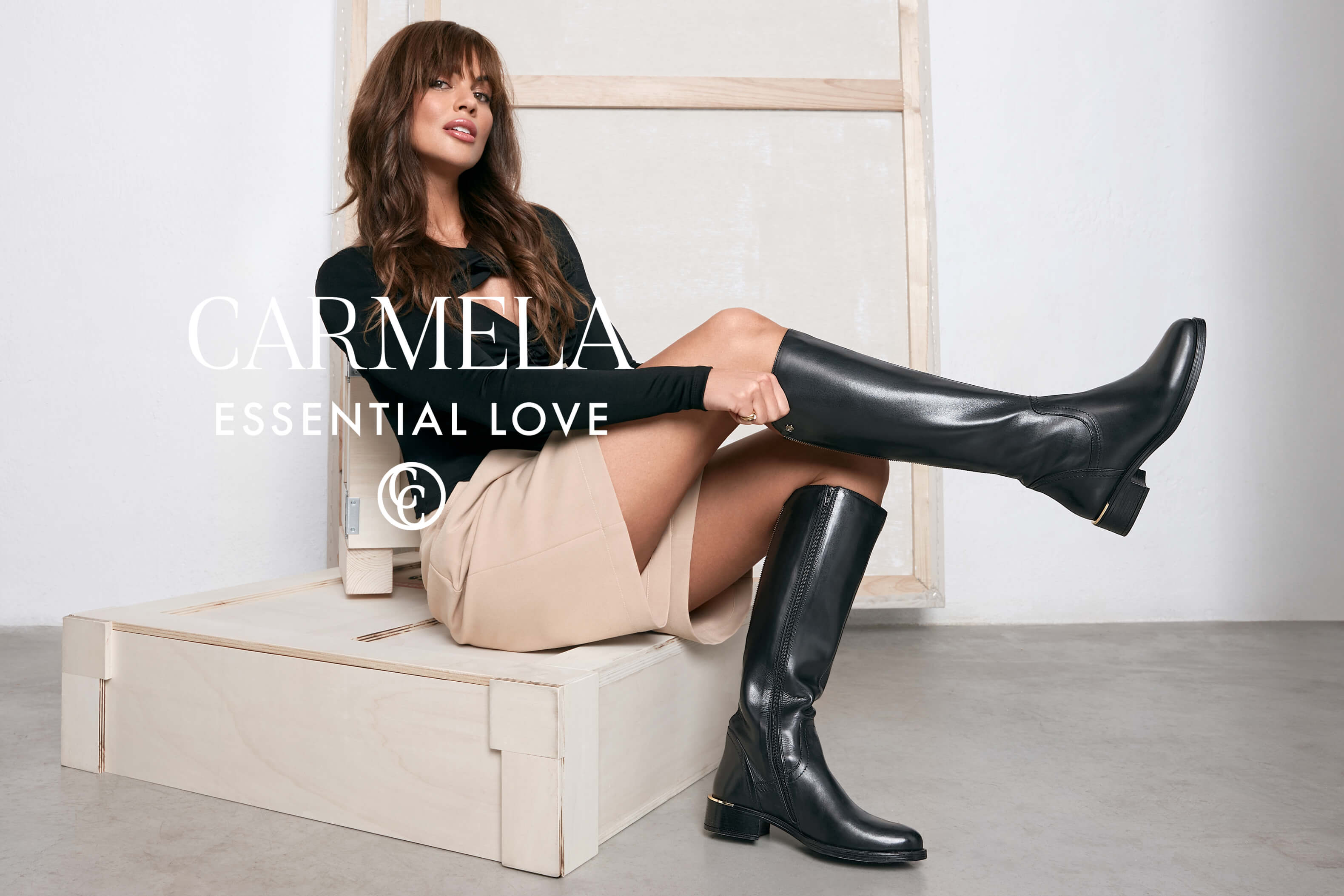 Flache Stiefel