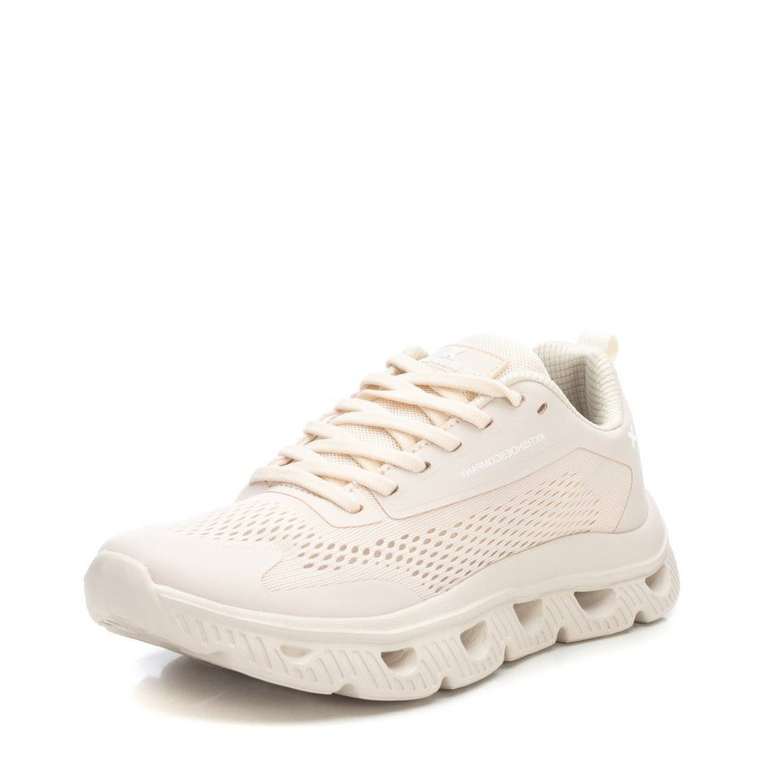 Atmungsaktiver Sneaker in Beige mit moderner Sohle & hohem Komfort