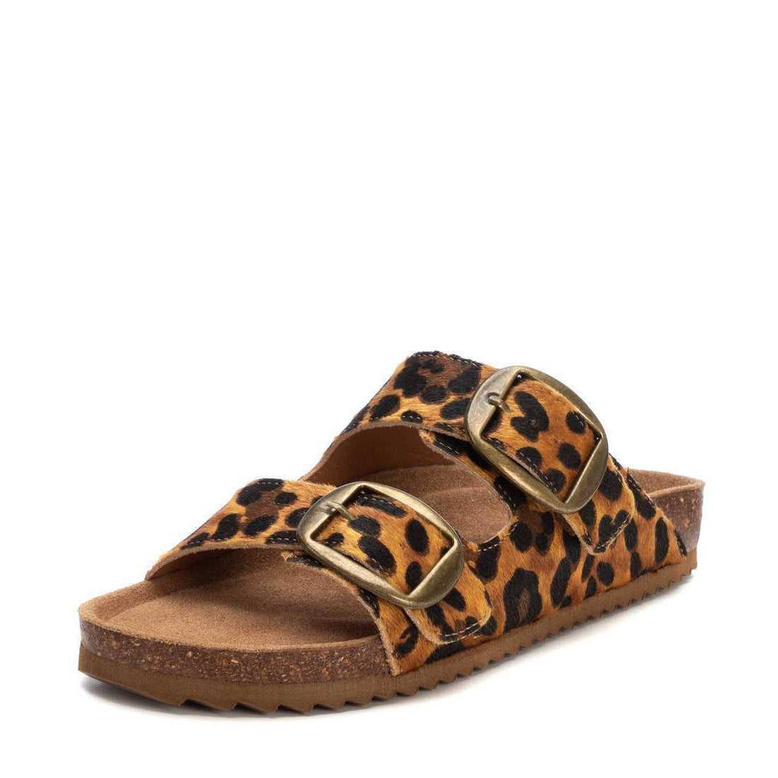 Trendige Sandale mit Leopardenmuster & Kork-Fußbett – stilvoll & bequem