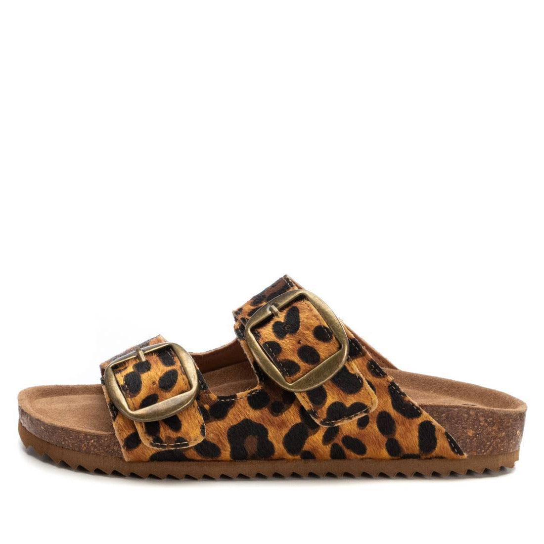 Trendige Sandale mit Leopardenmuster & Kork-Fußbett – stilvoll & bequem