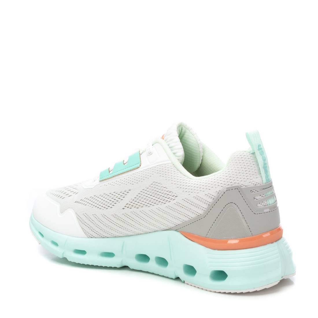 Sportlicher Sneaker in Aqua mit Mesh-Einsätzen & markantem Logo – leicht & luftig